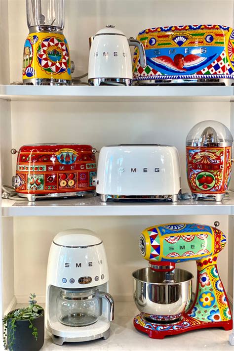 dolce gabbana x smeg sicily is my love 4-slice toaster